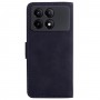 כיסוי עבור Xiaomi Poco X6 Pro כיסוי ארנק / ספר - בצבע שחור
