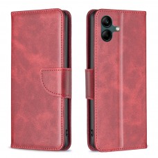 כיסוי עבור Samsung Galaxy A05 כיסוי ארנק / ספר - בצבע אדום