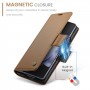 כיסוי עבור Samsung Galaxy Z Fold5 כיסוי ארנק / ספר - בצבע חום