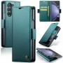 כיסוי עבור Samsung Galaxy Z Fold5 כיסוי ארנק / ספר - בצבע כחול פנינה