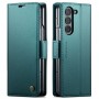 כיסוי עבור Samsung Galaxy Z Fold5 כיסוי ארנק / ספר - בצבע כחול פנינה
