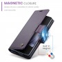 כיסוי עבור Samsung Galaxy Z Fold5 כיסוי ארנק / ספר - בצבע סגול פנינה