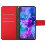 כיסוי עבור Xiaomi Redmi Note 12 Pro+ כיסוי ארנק / ספר - בצבע אדום