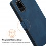 כיסוי עבור Samsung Galaxy S20 Ultra 5G כיסוי ארנק / ספר - בצבע כחול כהה