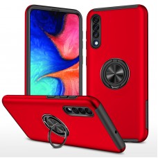 כיסוי עבור Samsung Galaxy A30s כיסוי צבעוני - בצבע אדום