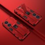 כיסוי עבור Huawei P50 כיסוי צבעוני - בצבע אדום