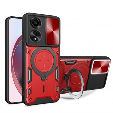 כיסוי עבור Oppo A78 כיסוי צבעוני - בצבע אדום