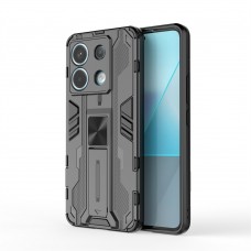כיסוי עבור Xiaomi Poco X6 כיסוי צבעוני - בצבע שחור