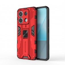 כיסוי עבור Xiaomi Poco X6 כיסוי צבעוני - בצבע אדום