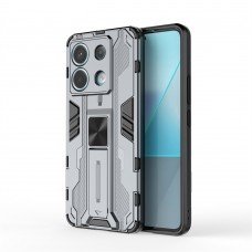 כיסוי עבור Xiaomi Poco X6 כיסוי צבעוני - בצבע אפור