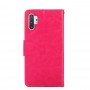 כיסוי עבור Samsung Galaxy Note10 כיסוי ארנק / ספר - בצבע אדום ורד