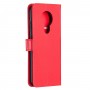 כיסוי עבור Nokia 5.3 כיסוי ארנק / ספר - בצבע אדום