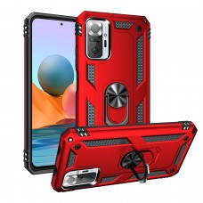 כיסוי עבור Xiaomi Redmi Note 10 Pro כיסוי צבעוני - בצבע אדום