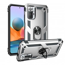 כיסוי עבור Xiaomi Redmi Note 10 Pro כיסוי צבעוני - בצבע כסף