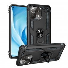 כיסוי עבור Xiaomi Mi 11 Lite כיסוי צבעוני - בצבע שחור