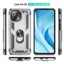 כיסוי עבור Xiaomi Mi 11 Lite כיסוי צבעוני - בצבע כסף