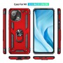 כיסוי עבור Xiaomi Mi 11 Lite כיסוי צבעוני - בצבע אדום