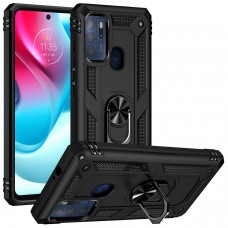 כיסוי עבור Motorola Moto G60S כיסוי צבעוני - בצבע שחור