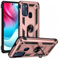 כיסוי עבור Motorola Moto G60S כיסוי צבעוני - בצבע ורוד זהב