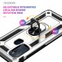 כיסוי עבור Motorola Moto G60S כיסוי צבעוני - בצבע כסף