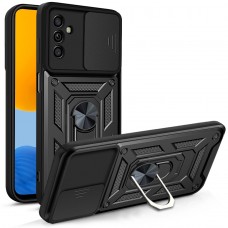 כיסוי עבור Samsung Galaxy M52 5G כיסוי צבעוני - בצבע שחור