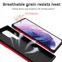 כיסוי עבור Samsung Galaxy S22 Ultra 5G כיסוי צבעוני - בצבע אדום
