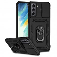 כיסוי עבור Samsung Galaxy S21 FE 5G כיסוי צבעוני - בצבע שחור