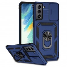 כיסוי עבור Samsung Galaxy S21 FE 5G כיסוי צבעוני - בצבע כחול