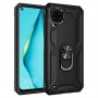 כיסוי עבור Huawei P40 lite כיסוי צבעוני - בצבע שחור