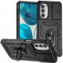 כיסוי עבור Motorola Moto G52 כיסוי צבעוני - בצבע שחור