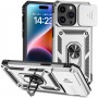 כיסוי עבור Apple iPhone 15 Pro Max כיסוי צבעוני - בצבע כסף