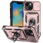 כיסוי עבור Apple iPhone 15 Plus כיסוי צבעוני - בצבע ורוד זהב