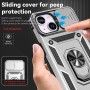 כיסוי עבור Apple iPhone 15 כיסוי צבעוני - בצבע כסף
