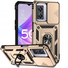 כיסוי עבור Oppo A57 כיסוי צבעוני - בצבע זהב