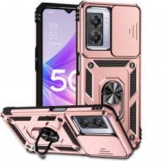 כיסוי עבור Oppo A57 כיסוי צבעוני - בצבע ורוד זהב