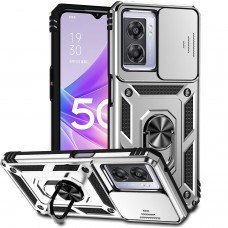 כיסוי עבור Oppo A57 כיסוי צבעוני - בצבע כסף