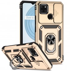 כיסוי עבור Realme C25Y כיסוי צבעוני - בצבע זהב