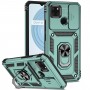 כיסוי עבור Realme C25Y כיסוי צבעוני - בצבע ירוק כהה