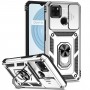 כיסוי עבור Realme C25Y כיסוי צבעוני - בצבע כסף
