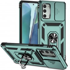 כיסוי עבור Samsung Galaxy Note20 כיסוי צבעוני - בצבע ירוק כהה