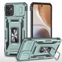 כיסוי עבור Motorola Moto G32 כיסוי צבעוני - בצבע ירוק אלפיני