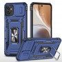 כיסוי עבור Motorola Moto G32 כיסוי צבעוני - בצבע כחול כהה