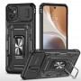 כיסוי עבור Motorola Moto G32 כיסוי צבעוני - בצבע שחור