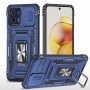 כיסוי עבור Motorola Moto G73 כיסוי צבעוני - בצבע כחול כהה