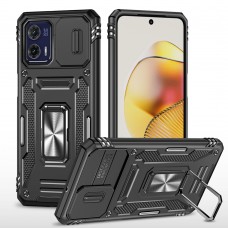 כיסוי עבור Motorola Moto G73 כיסוי צבעוני - בצבע שחור
