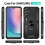 כיסוי עבור Samsung Galaxy A25 כיסוי צבעוני - בצבע שחור