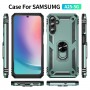 כיסוי עבור Samsung Galaxy A25 כיסוי צבעוני - בצבע ירוק כהה