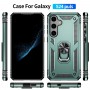כיסוי עבור Samsung Galaxy S24 כיסוי צבעוני - בצבע ירוק כהה