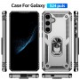כיסוי עבור Samsung Galaxy S24 כיסוי צבעוני - בצבע כסף