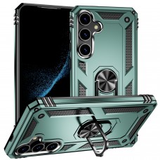 כיסוי עבור Samsung Galaxy S24+ כיסוי צבעוני - בצבע ירוק כהה